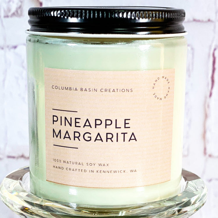 Clear Sided Soy Candle (Earthy Scents)